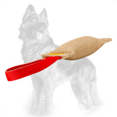 Jute German-Shepherd Puppy Bite Tug for Training and Playing