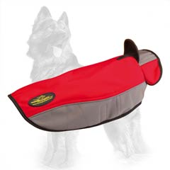 Nylon German-Shepherd Coat with Hole for Leash Attachment