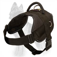 Strong Nylon German-Shepherd Dog Harness For Pulling  And Tracking