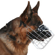 Wire Basket Dog Muzzles For German Shepherds -New Style M9