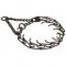 Strong Herm Sprenger German Shepherd Pinch Prong Collar of Black Stainless Steel - 2.25 mm (1/11 inch)