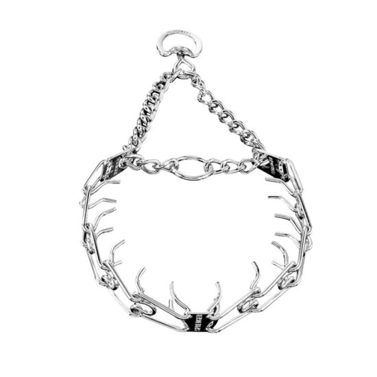 Chrome Plated Prong Collar with Swivel (3.25 mm x 23 inches) Herm Sprenger