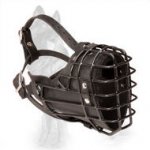German Shepherd Winter Metal Cage Dog Muzzle Fully Padded