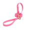 Pink Waterproof German Shepherd Leash Made of Biothane