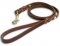 Custom Leather Dog Leash for German Shepherd with brass hook