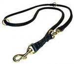 German Shepherd Multifunctional Round Leather Leash