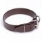 Extra Wide Brown Biothane German Shepherd Collar