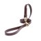 Brown Waterproof German Shepherd Leash Made of Biothane