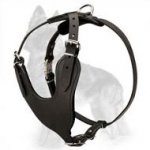 Leather Dog Harness For German Shepherd - Dog Tracking Harness
