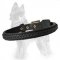 Magnificent Braided Leather Dog Collar for German Shepherds