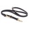 Multipurpose Black Biothane German Shepherd Leash for over 7 Different Activities