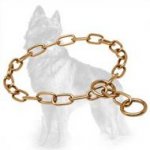 Herm Sprenger Fur Saver Choke Collar Curogan for German Shepherd