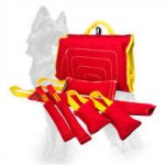 French Linen German Shepherd Training Set with 3 Bite Tugs Absolutely Free