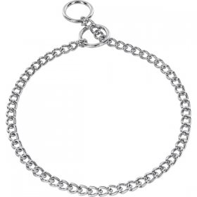 Herm Sprenger Choke Collar of Chrome Plated Steel Chain for German Shepherd