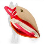 German Shepherd Bite Pad with Leather Cover