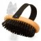 Wooden German Shepherd Brush with Bristle