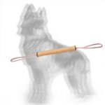 Rolled Jute German Shepherd Tug with 2 Handles for Puppy Training