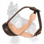 Royal Nappa Leather Dog Muzzle - German Shepherd