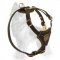 Nappa Padded Leather German Shepherd Harness for Puppies
