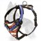 American Pride Painted Leather German Shepherd Harness