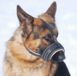 Royal Nappa Leather Dog Muzzle - German Shepherd