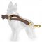 Pull Tab Leather German Shepherd Leash/Handle with Floating Ring