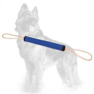 French Linen German Shepherd Bite Roll with Rope Handles