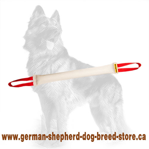 Long Fire Hose German Shepherd Bite Tug with 2 Handles