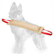 Large Jute German Shepherd Bite Tug with 2 Handles