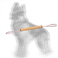Rolled Jute German Shepherd Tug with 2 Handles for Puppy Training