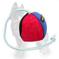 French Linen German Shepherd Ball with String
