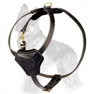 Leather Tracking/Walking Dog Harness For Puppies