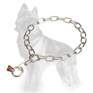 Herm Sprenger Fur Saver Choke Collar of Stainless Steel for German Shepherd