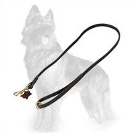 Best Leather Belt Leash - 1/2 inch Leash For German Shepherd