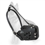 Military Dog Muzzle - Training Leather Dog Muzzle For German Shepherd
