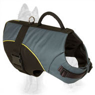 Warm Nylon German Shepherd Harness / Thick Dog Vest for Rehabilitation