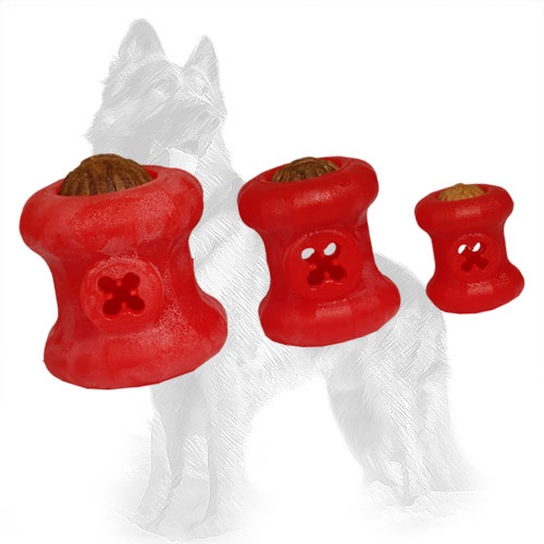 Treat Holders Dog Balls for German-Shepherds German-Shepherd Balls Treat Holders of 3 Sizes