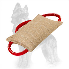 Jute Dog Bite Pillow for Training German-Shepherds