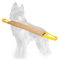 Leather German-Shepherd Bite Tug with 2 Handles