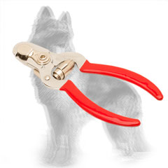 German-Shepherd Nail Clipper with Vinyl Covered Handles