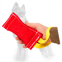 French Linen  German-Shepherd Puppy Bite Tug for Training and Playing