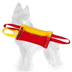 Training German-Shepherd Set of 2 French Linen Bite Tugs