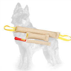 Training Jute German-Shepherd Set of Three Bite Tugs