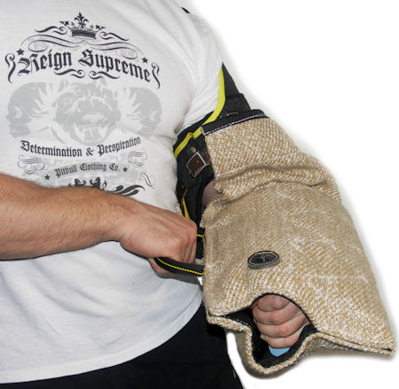 training jute puppy sleeve with sholder