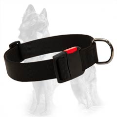 Reliable Nylon German-Shepherd Dog Collar Suitable For  Any Weather Conditions