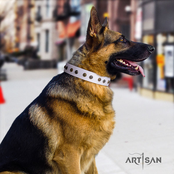 German-Shepherd fine quality collar with unique decorations for your doggie