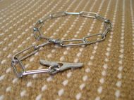 Herm Sprenger Fur Saver German Shepherd Collar Chrome Plated with Toggle