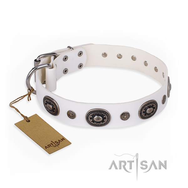 High quality leather collar created for your dog
