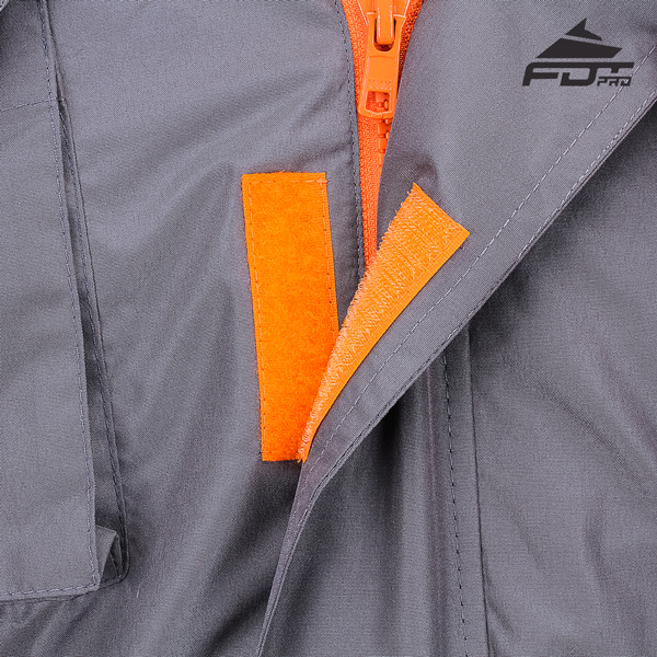 Top Notch Velcro Patches on Dog Trainer Jacket for Everyday Activities