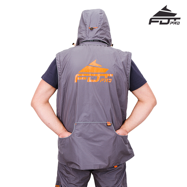 FDT Professional Dog Tracking Jacket with Back Pockets for your Convenience